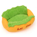 Warm Hot Dog Pet Bed – Removable & Washable Soft Lounger
