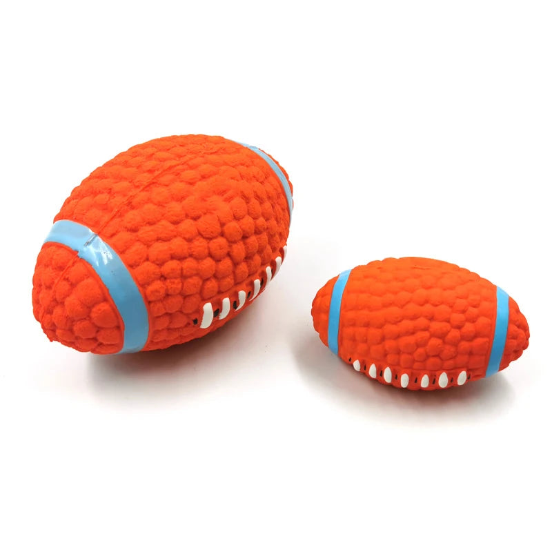 Squeaky Dog Ball Toy – Soft Latex Ball for Chewing & Play