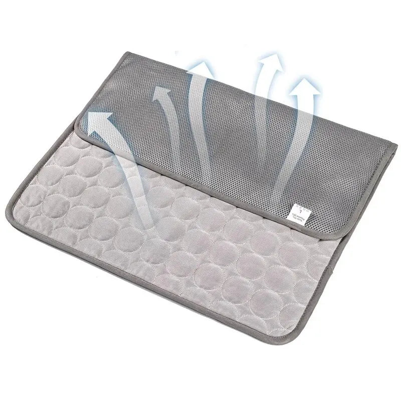 Pet Cooling Mat – Summer Bed Pad for Dogs & Cats (Machine Washable)