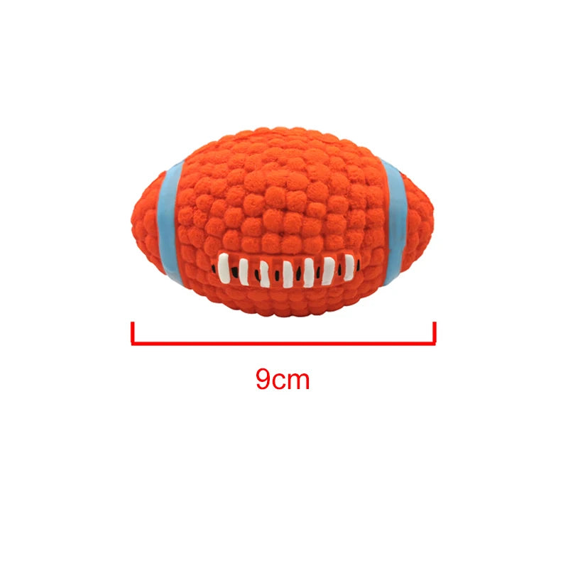 Squeaky Dog Ball Toy – Soft Latex Ball for Chewing & Play