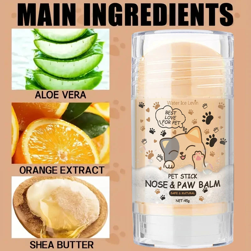 Dog Paw & Nose Balm – 45g Pet Moisturising Cream