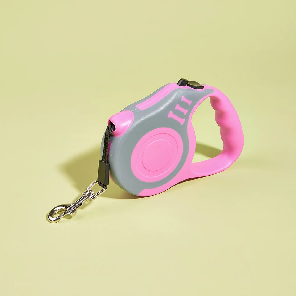 Retractable Dog Leash – Durable Nylon Lead for Dogs & Cats