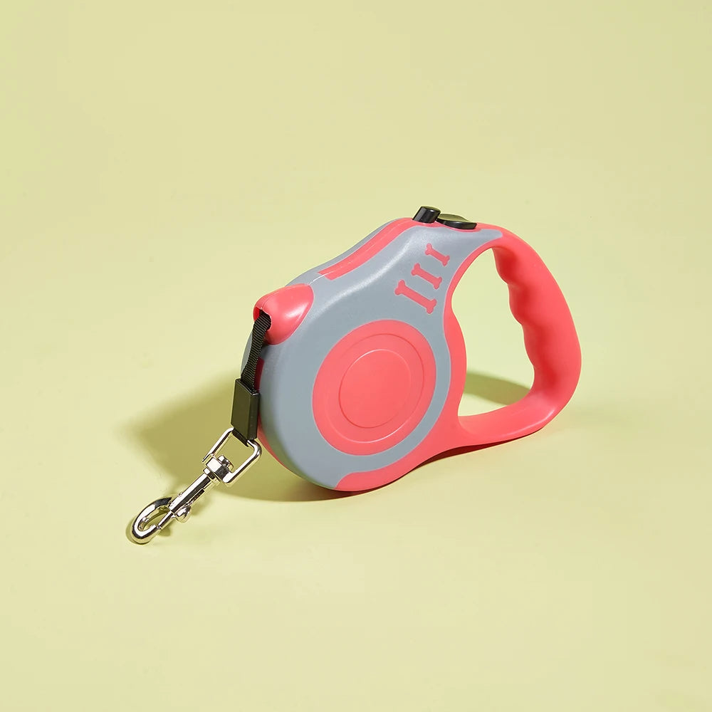 Retractable Dog Leash – Durable Nylon Lead for Dogs & Cats