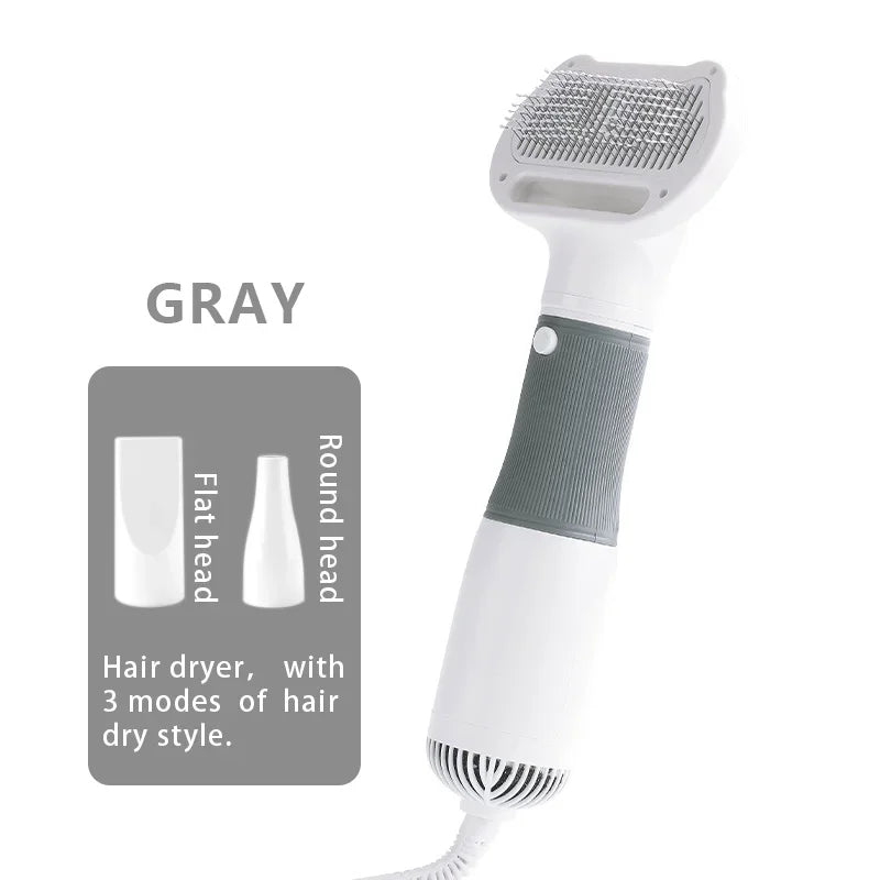 3-in-1 Pet Hair Dryer Comb – Blow Dry, Brush & Style for Dogs & Cats