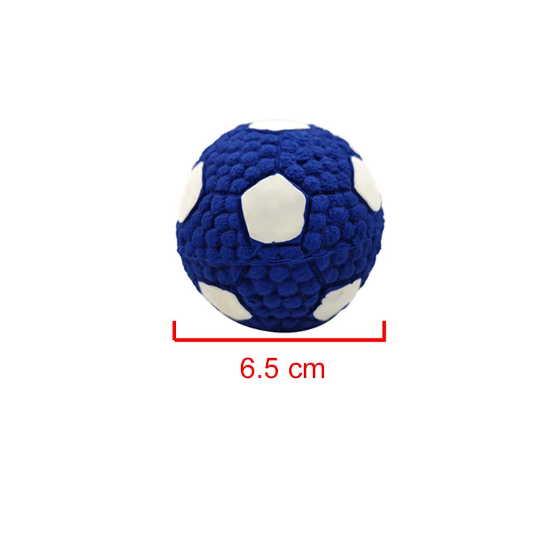 Squeaky Dog Ball Toy – Soft Latex Ball for Chewing & Play