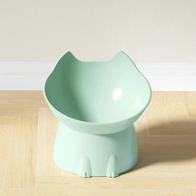 WhiskerWare Elevated Cat Bowl – Anti-Tip & Neck-Friendly