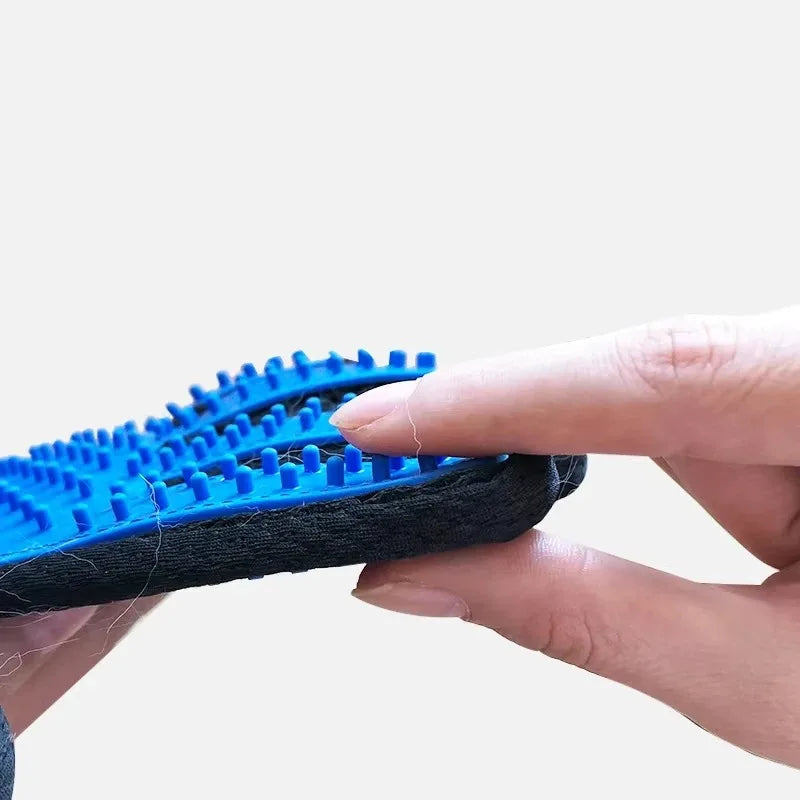 Pet Grooming Glove – Deshedding Brush & Massage Mitt for Dogs & Cats
