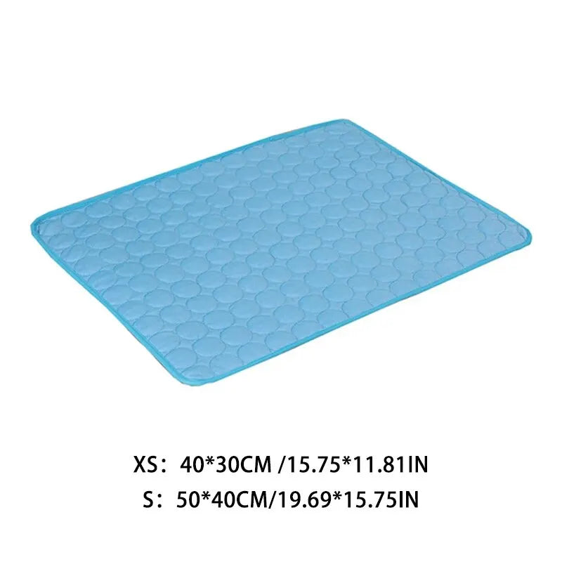 Pet Cooling Mat – Summer Bed Pad for Dogs & Cats (Machine Washable)