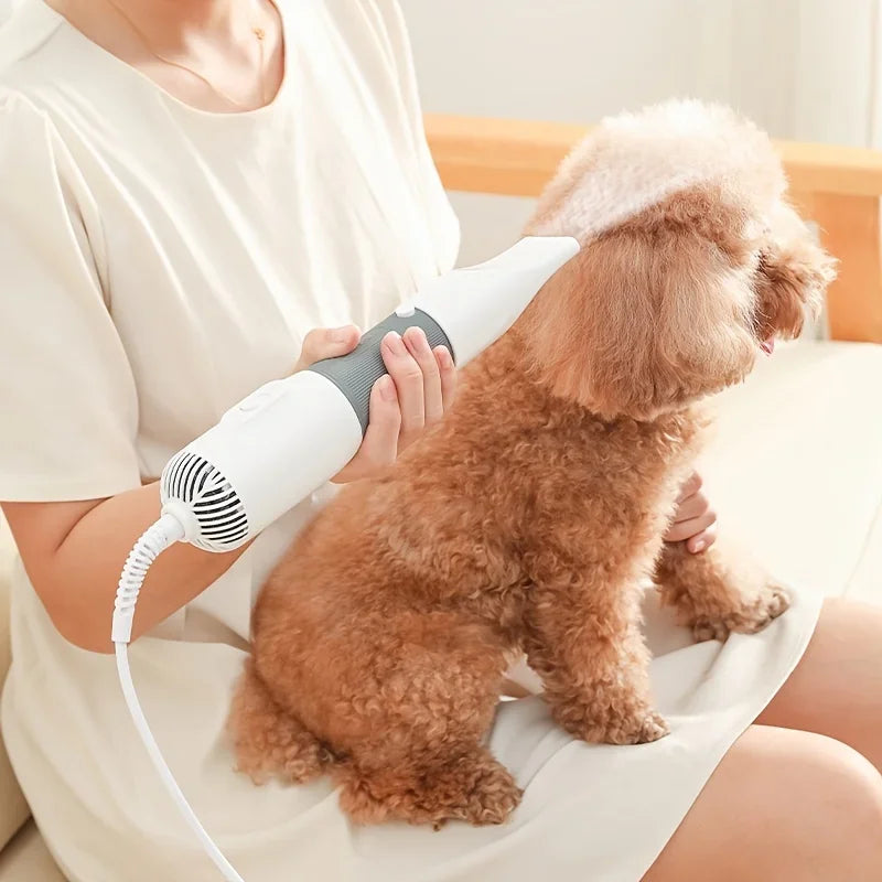 3-in-1 Pet Hair Dryer Comb – Blow Dry, Brush & Style for Dogs & Cats