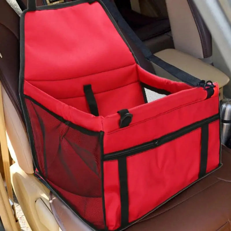 Dog Car Seat Cover – Foldable Pet Travel Hammock for Back Seat