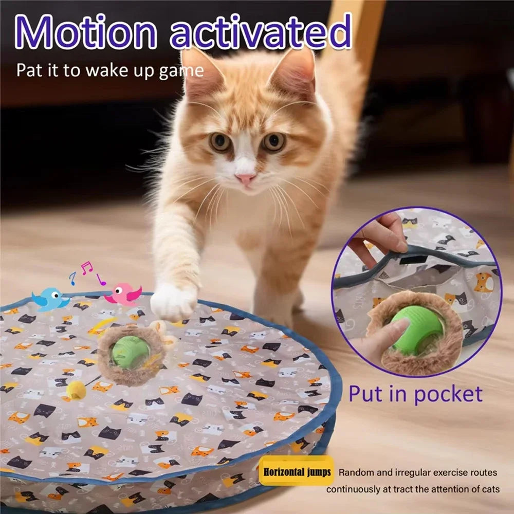 Smart Interactive Cat Ball – Motion Activated Indoor Toy