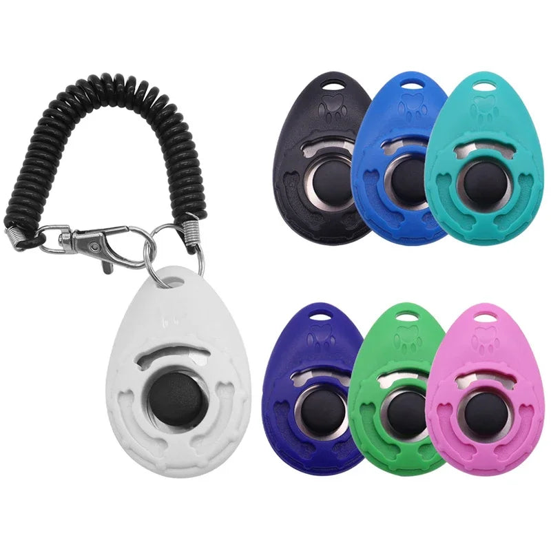Pet Training Clicker – Sound Trainer with Wrist Strap for Dogs & Cats
