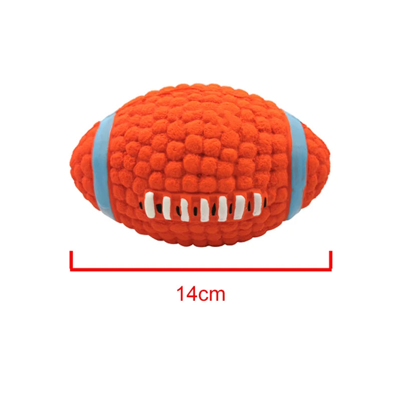 Squeaky Dog Ball Toy – Soft Latex Ball for Chewing & Play