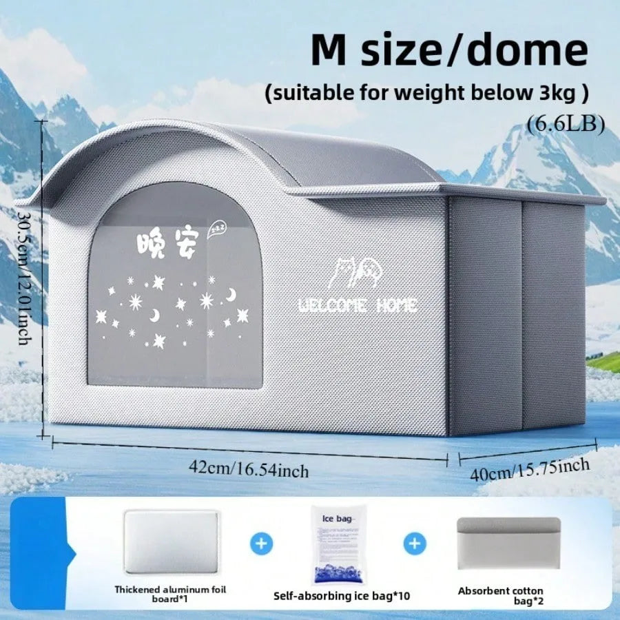 Pet Cooling House – Summer Nest Bed for Cats & Small Dogs