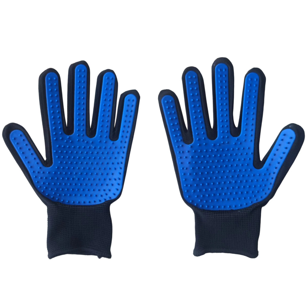 Pet Grooming Glove – Deshedding Brush & Massage Mitt for Dogs & Cats