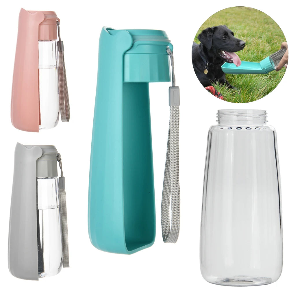 Portable Dog Water Bottle – Leak-Proof Drinking Bowl for Pets