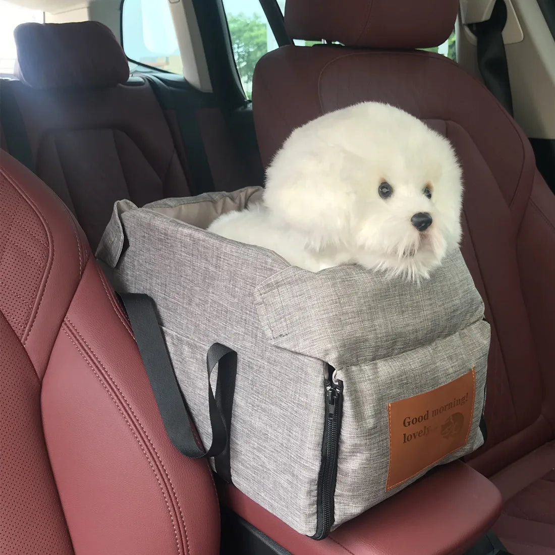 Portable Dog Car Seat & Carrier – Soft-Sided Travel Bag for Small Dogs & Cats