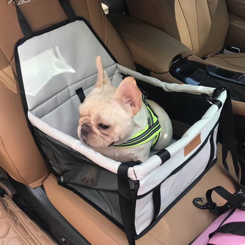 Dog Car Seat Cover – Foldable Pet Travel Hammock for Back Seat