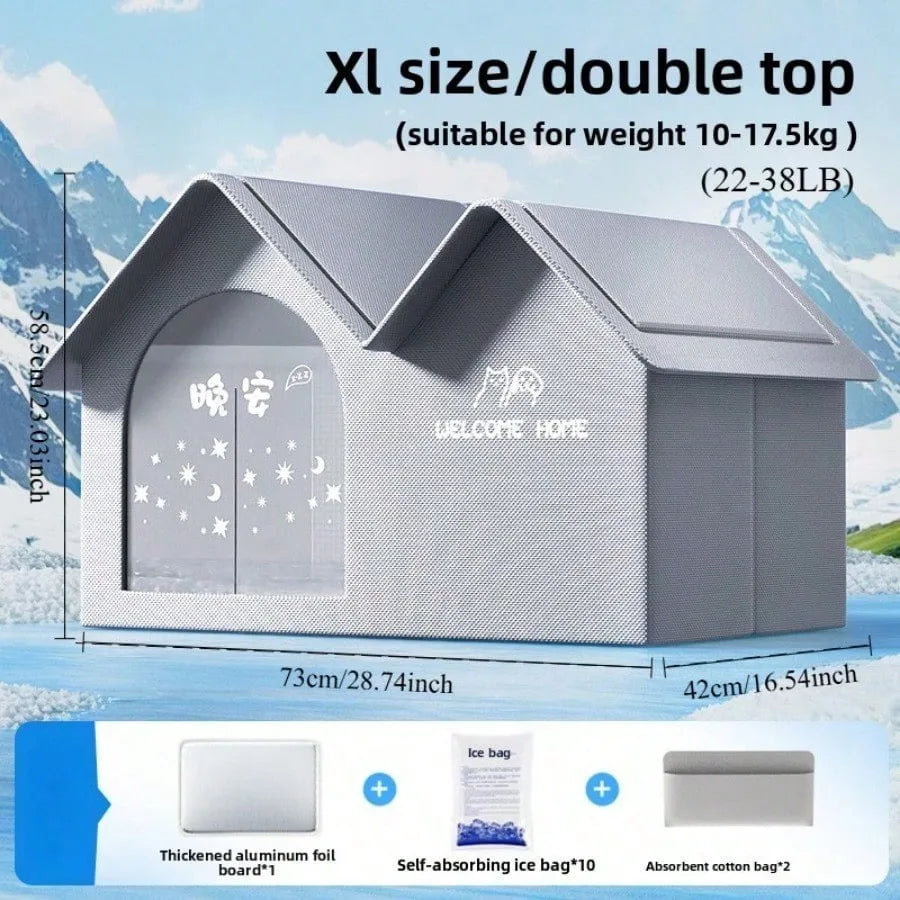 Pet Cooling House – Summer Nest Bed for Cats & Small Dogs