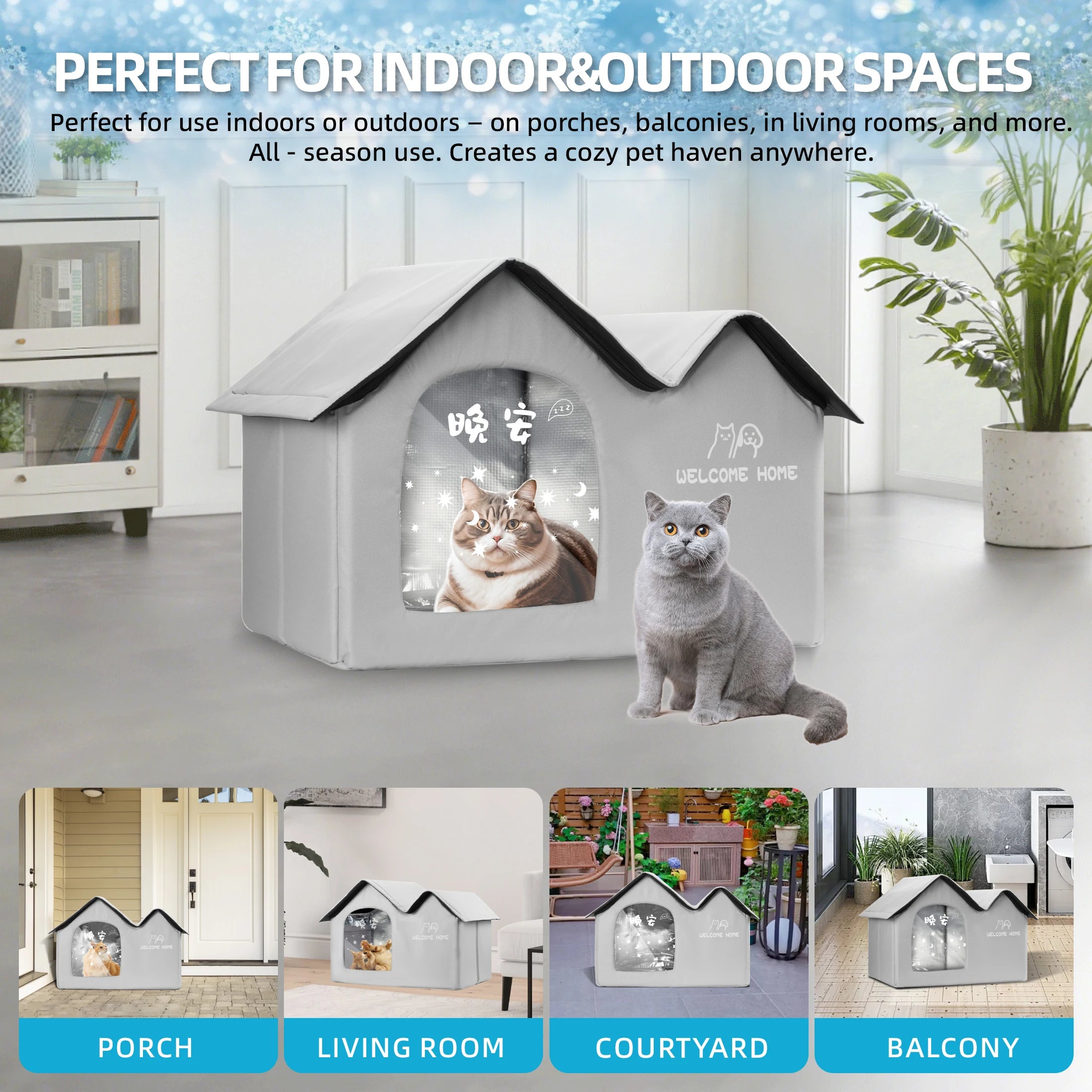 Pet Cooling House – Summer Nest Bed for Cats & Small Dogs