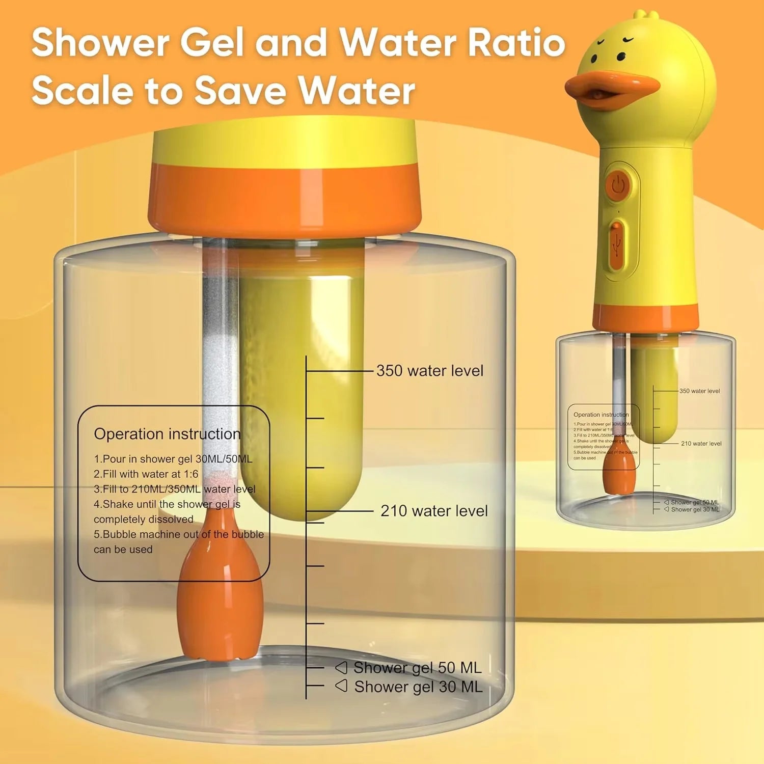 Electric Pet Foam Bath Dispenser – Cute Duck Soap Machine for Dogs & Cats
