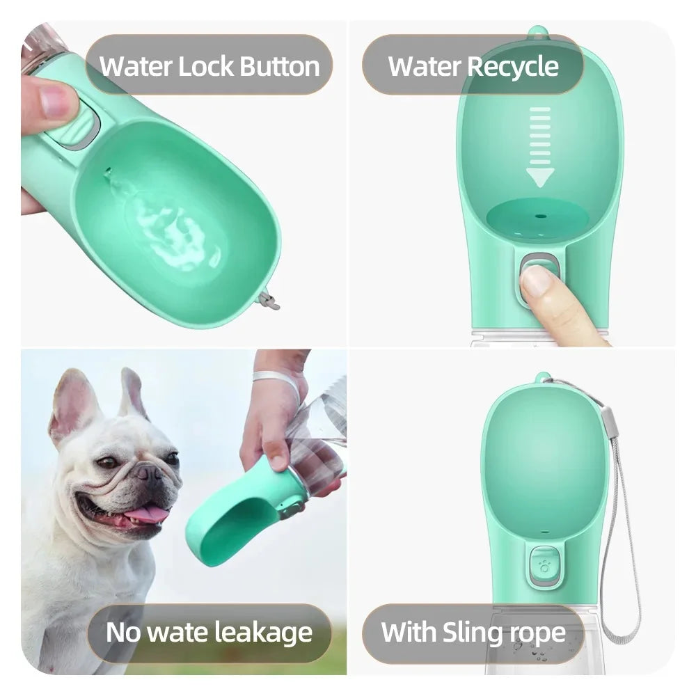 Portable Dog Water Bottle – Leak-Proof Travel Cup for Dogs & Cats