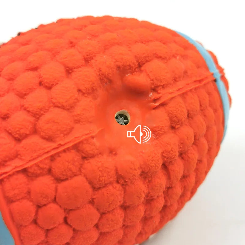 Squeaky Dog Ball Toy – Soft Latex Ball for Chewing & Play