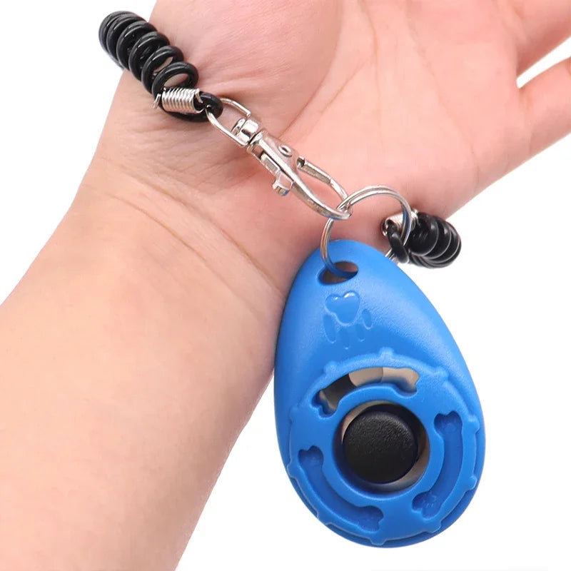 Pet Training Clicker – Sound Trainer with Wrist Strap for Dogs & Cats