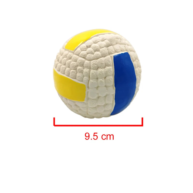Squeaky Dog Ball Toy – Soft Latex Ball for Chewing & Play
