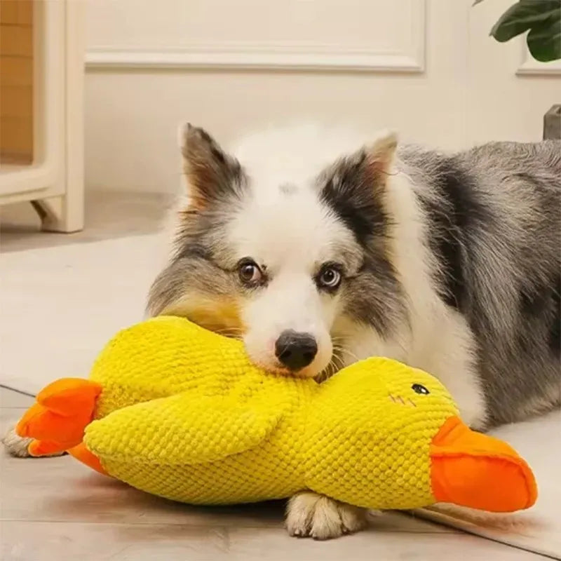 Cute Duck Plush Dog Toy for Cuddles & Play
