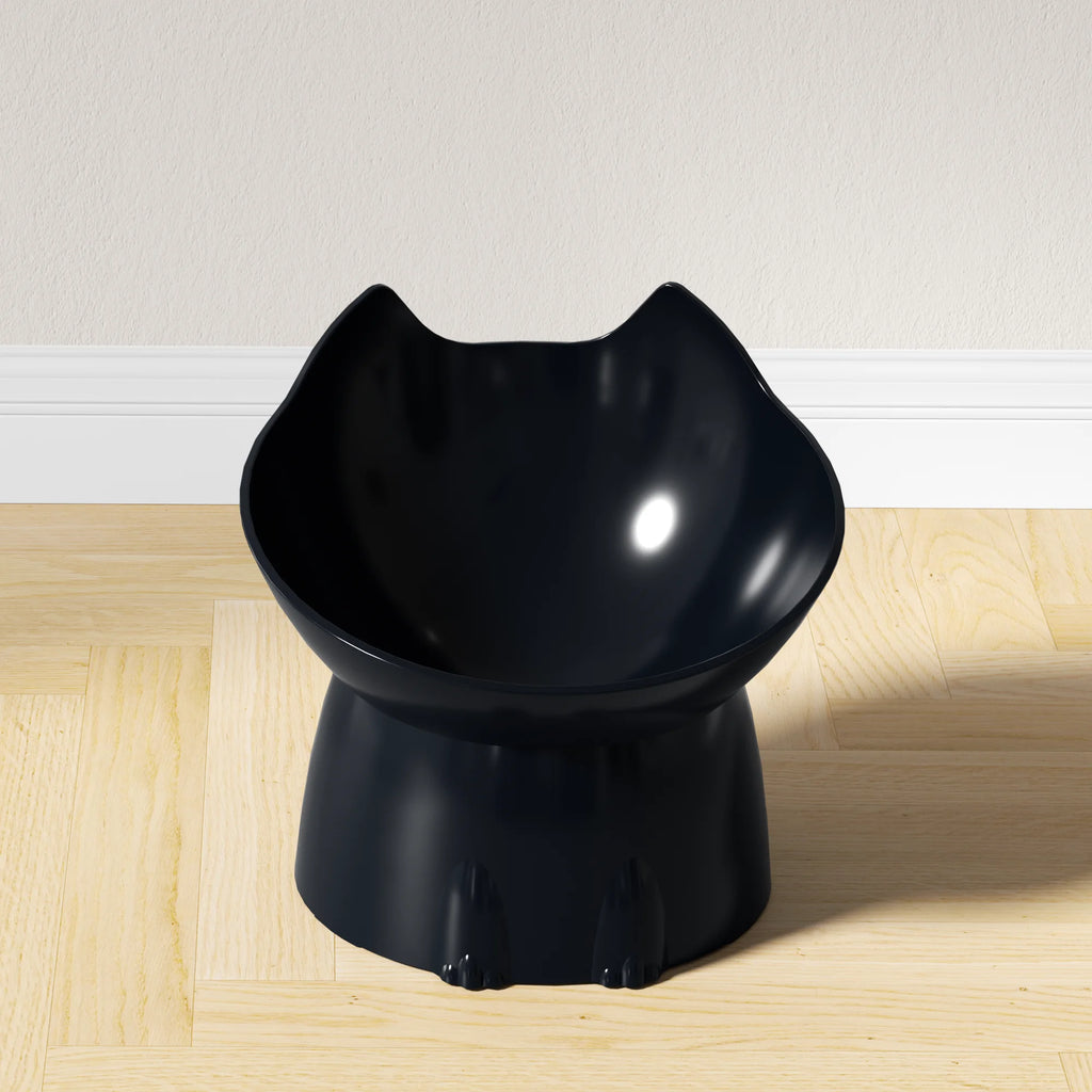 WhiskerWare Elevated Cat Bowl – Anti-Tip & Neck-Friendly