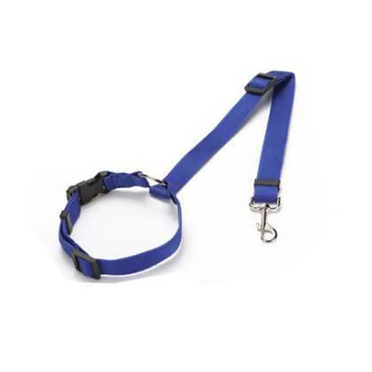 Adjustable Dog Car Seat Belt – 2-in-1 Pet Safety Lead
