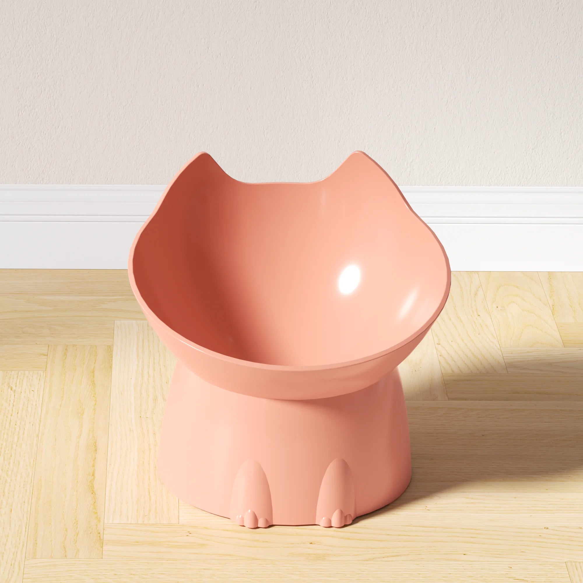 WhiskerWare Elevated Cat Bowl – Anti-Tip & Neck-Friendly