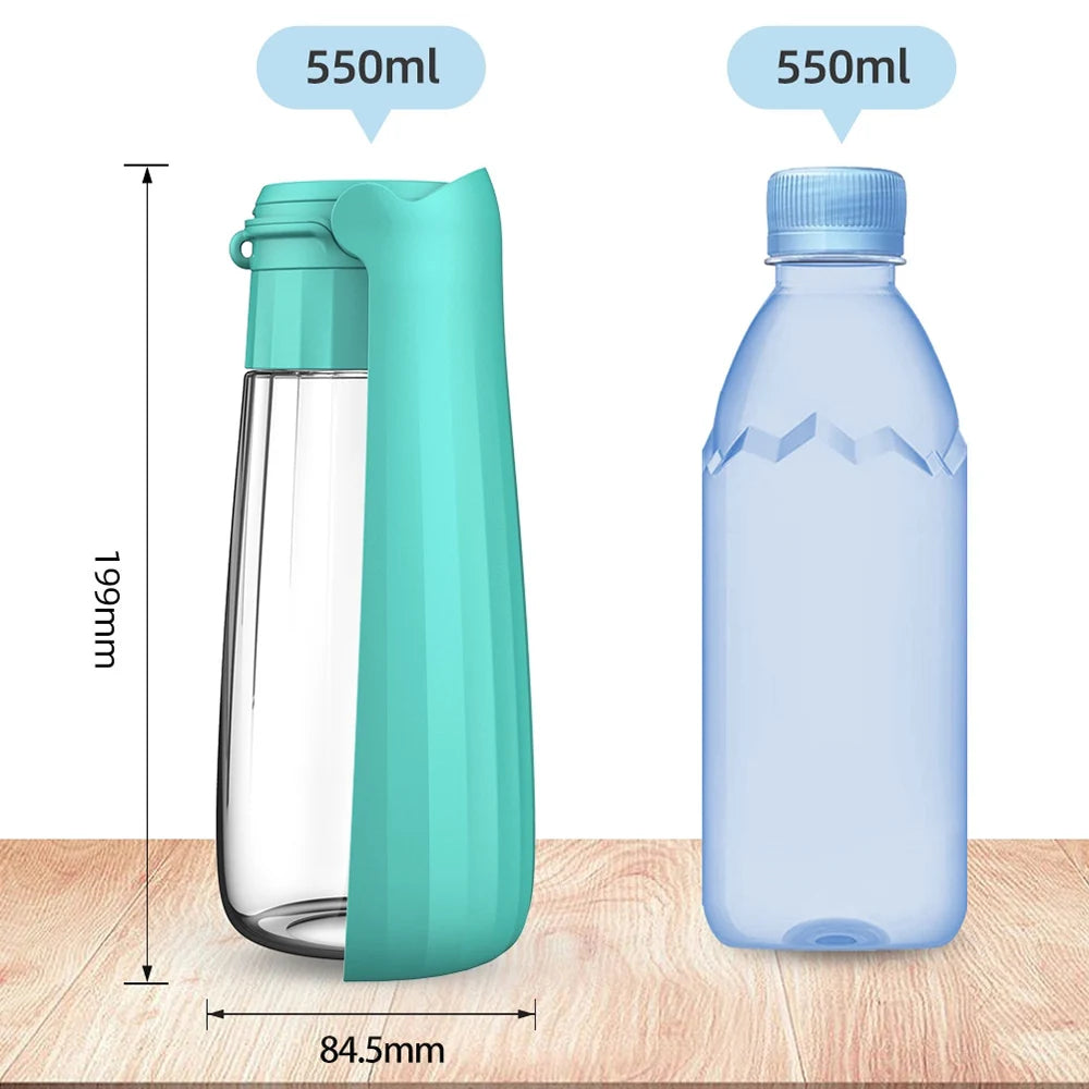 Portable Dog Water Bottle – Leak-Proof Drinking Bowl for Pets