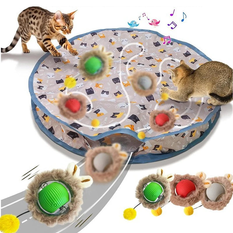 Smart Interactive Cat Ball – Motion Activated Indoor Toy