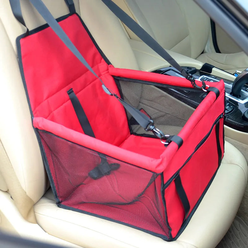 Dog Car Seat Cover – Foldable Pet Travel Hammock for Back Seat